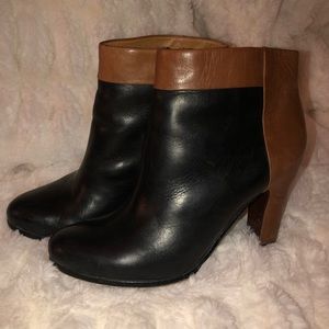 Sam Edelman Black Saddle Leather Booties